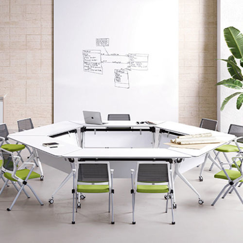 Современный стол для собраний - Mandis - Zhejiang Sunon Furniture Manufacture Co., Ltd. - из дуба / из ламината / с основанием из стали