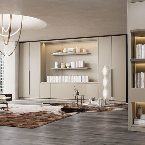 Современный шкаф для одежды - Ai8 - Zhejiang Sunon Furniture Manufacture Co., Ltd. - из дерева / из стали / с распашными дверями