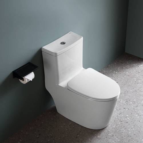 Напольный унитаз - HDC6327  - Huida Sanitary Ware Co., Ltd. - из керамики / для бытового использования / с удлиненной чашей