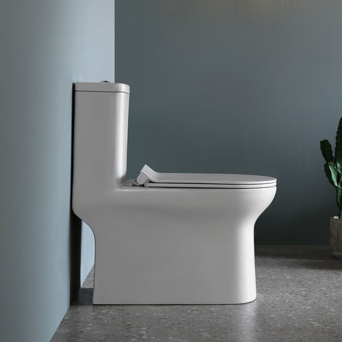 Напольный унитаз - HDC6328 - Huida Sanitary Ware Co., Ltd. - из керамики / для бытового использования / квадратный