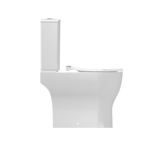 Напольный унитаз - HDC691P - Huida Sanitary Ware Co., Ltd. - из керамики / для бытового использования / с удлиненной чашей