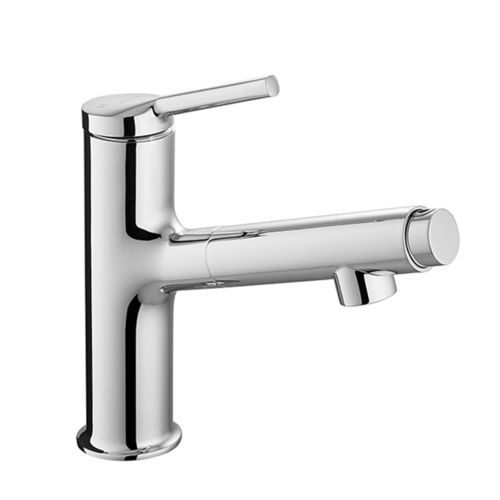 Однорычажный смеситель для раковины - HWM5011-A01CP - Huida Sanitary Ware Co., Ltd. - настольный / из хромированного металла / для ванной комнаты