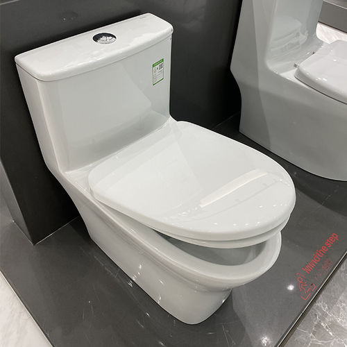 Напольный унитаз - HDC6306 - Huida Sanitary Ware Co., Ltd. - из керамики / для бытового использования / овальный