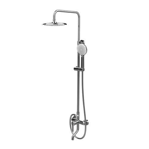 Душевая стойка из нержавеющей стали - HWB5005-P01CP - Huida Sanitary Ware Co., Ltd. - хромированная отделка / настенная / современная