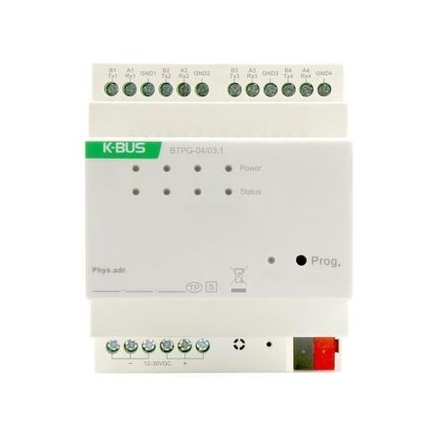 Шлюзовый блок интерфейса - Guangzhou Video-Star Intelligent Corp., Ltd - на DIN-рейке / для протокола KNX / RS232