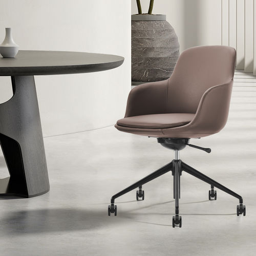 Современный стул для конференций - Lola 46C-07 - Foshan Orcco Furniture Co., Ltd. - для интерьера / из кожи / из ткани