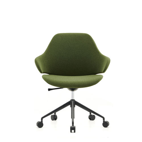 Современный стул для офиса - Yi  - Foshan Orcco Furniture Co., Ltd. - для интерьера / из ткани / с основанием из полированного алюминия