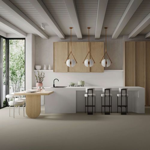 Рабочая поверхность из фарфора - OSCAR  - Guangdong Kito Ceramics Group Co., Ltd. - контрактная / для кухни / белая