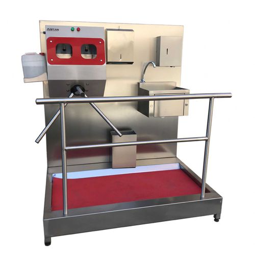 Установка для гигиены с регулируемой высотой - ART02 - ARITAN ENDÜSTRİYEL HİJYEN EKİPMANLARI SA - с чисткой подошв / с умывальником / с ванной для ног