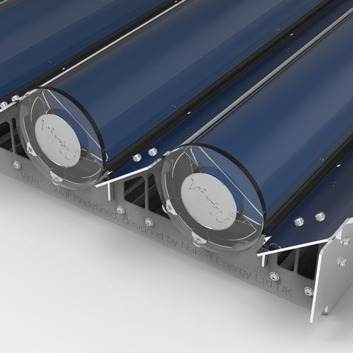 Тепловая панель с вакуумными трубками - VIRTUHOT  - Naked Energy - для нагрева воды / для системы отопления / из антибликового стекла