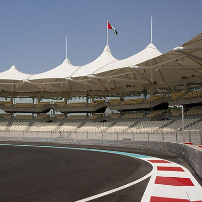 Архитектурная мембрана из ткани - FGT-800(YAS ISLAND MARINA CIRCUIT) - Chukoh Chemical Industries,Ltd. - из фторполимера / из ПТФЭ / из стеклоткани с тефлоновым покрытием