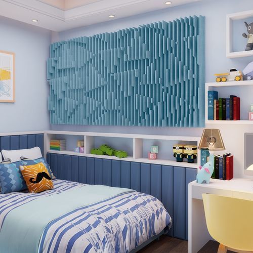 Акустическая панель для стены - TONE - The Acoustics Company SAS - из ПЭТФ / с геометрической структурой / текстурированная