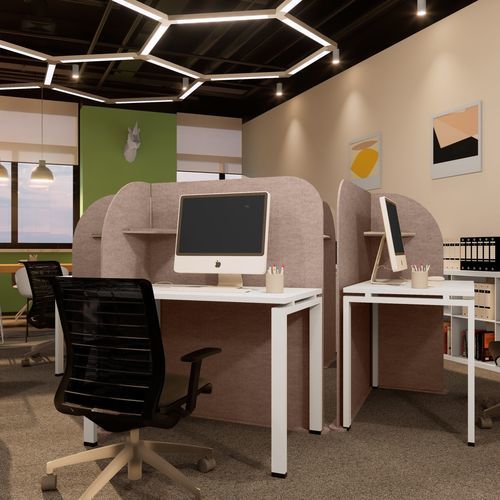 Самонесущая акустическая панель - MUTEBLEND - The Acoustics Company SAS - для рабочего стола / из ПЭТФ / прямоугольная