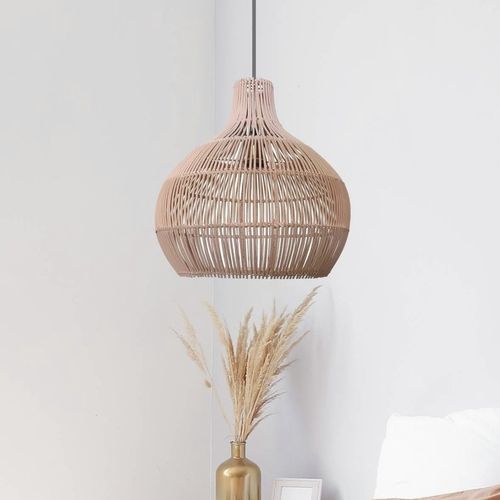 Подвесная лампа - BLUSH  - My Bali Living - из ткани / из бамбука / из ротанга