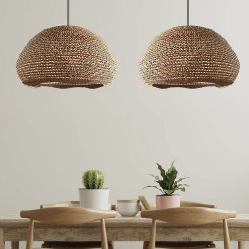 Подвесная лампа - LIGHT AMBER - My Bali Living - из ткани / из бамбука / из ротанга