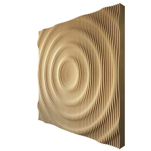 Декоративная панель из фанеры - Cercle - MyWoodream - настенный / 3D / рельефный