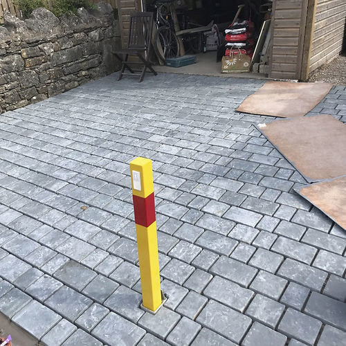Мостовая из шифера - TUMBLED COBBLES - BRAZILIAN STONES - для наружного применения / для террасы / текстурированная