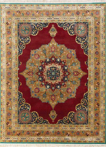 Традиционный ковер - AALAM - Jaipur Rugs - восточный мотив / из шерсти / из шелка