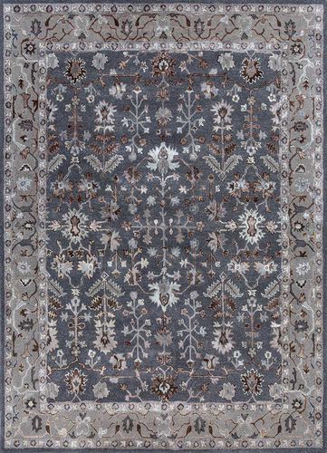 Традиционный ковер - KASBAH - Jaipur Rugs - в цветочек / восточный мотив / из шерсти
