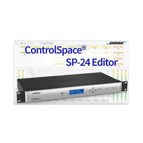 Программное обеспечение для разработки - SP-24 EDITOR - Bose Professional