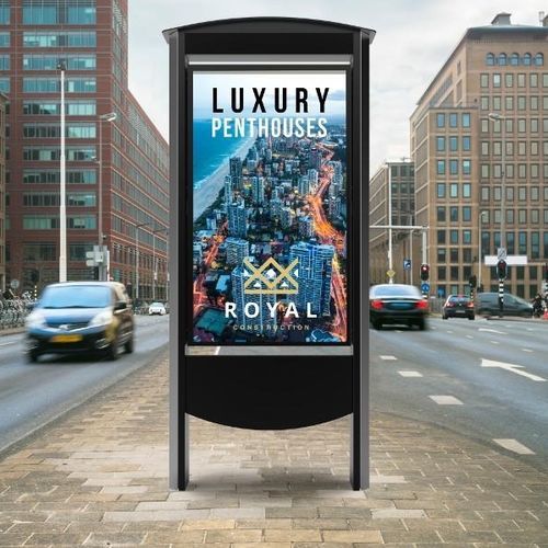 Информационное табло для наружного применения - KOP2555-XHB-EUK - Peerless-AV - рекламное / электронное / из стекла