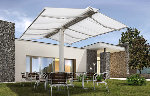 Самонесущий матерчатый навес - Aliseo - Giardini Veneti Srl - полу-бокс / механизированный / для профессионального использования