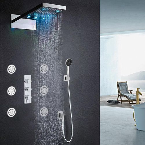 Настенный комплект для душа - WARSAW - FontanaShowers - современный / дождь / каскадный