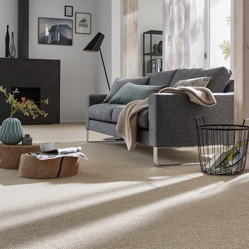 Тафтинговое ковровое покрытие - PEARL - JAB ANSTOETZ FLOORING - с вытяжным ворсом / из шерсти / однотонное