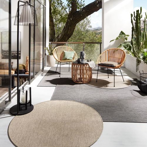 Современный ковер - SANDS - JAB ANSTOETZ FLOORING - однотонный / из полипропилена / прямоугольный