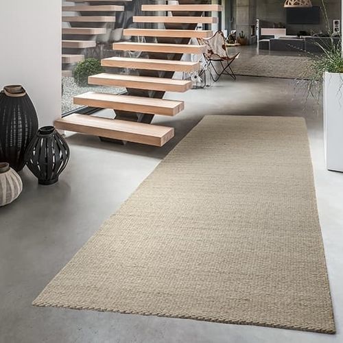 Современный ковер - CALMA - JAB ANSTOETZ FLOORING - однотонный / из шерсти / прямоугольный