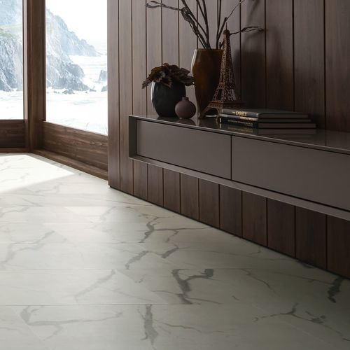 Виниловое напольное покрытие - CARARRA  - JAB ANSTOETZ FLOORING - для интерьера / для ступени / для офиса