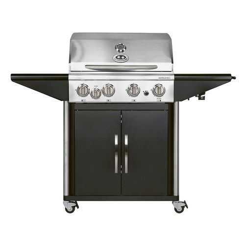 Газовое барбекю - AUSTRALIA 455 G - Fontana Forni s.r.l. - на роликах / из нержавеющей стали / со встроенным ящиком