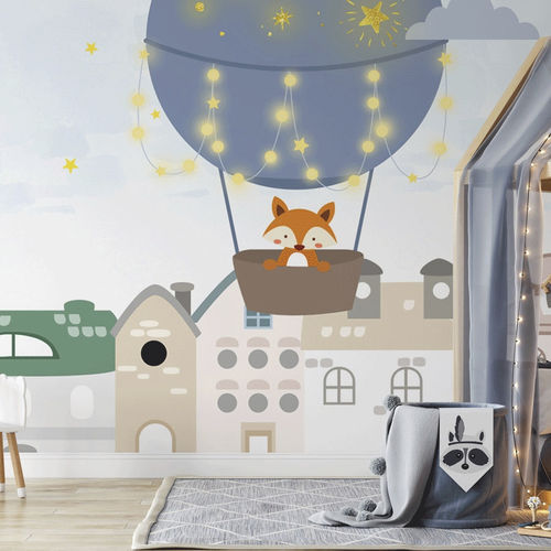 Современный обои - renard & montgolfière - MuralConcept - из нетканых материалов / панорамный / с детскими рисунками