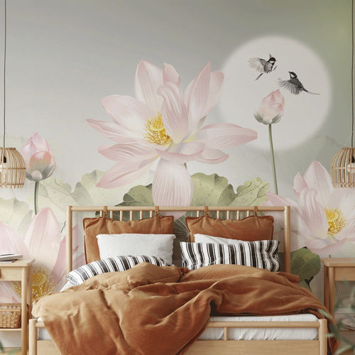 Современный обои - orchidée romantique - MuralConcept - из нетканых материалов / с цветочным мотивом / панорамный