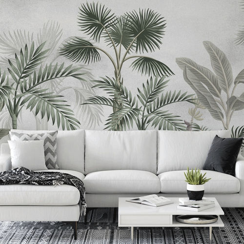 Современный обои - jungle tendance arbres exotiques - MuralConcept - из нетканых материалов / природный мотив / панорамный