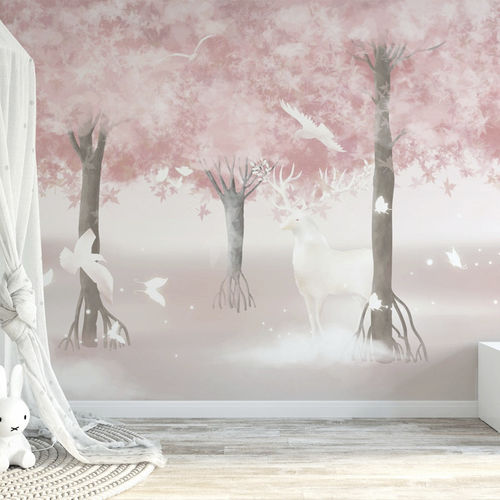 Современный обои - doux rêves dans la fôret - MuralConcept - из нетканых материалов / панорамный / многоцветный