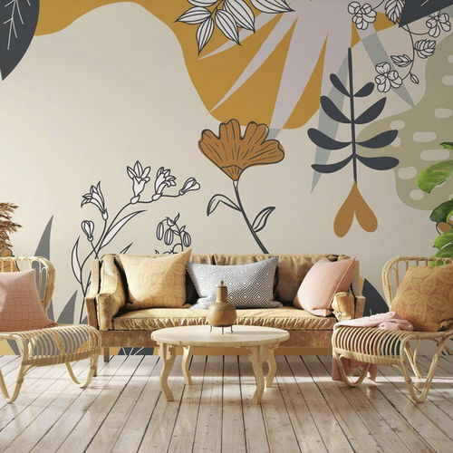 Обои для кухни - tendance - MuralConcept - современный / из нетканых материалов / в цветочек