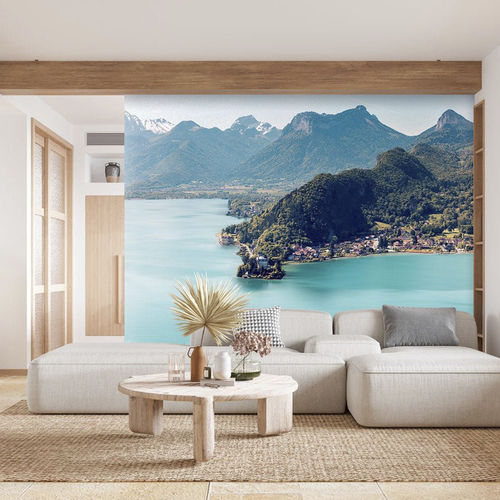 Обои фото - Annecy chateau Duingt - MuralConcept - современный / из нетканых материалов / панорамный