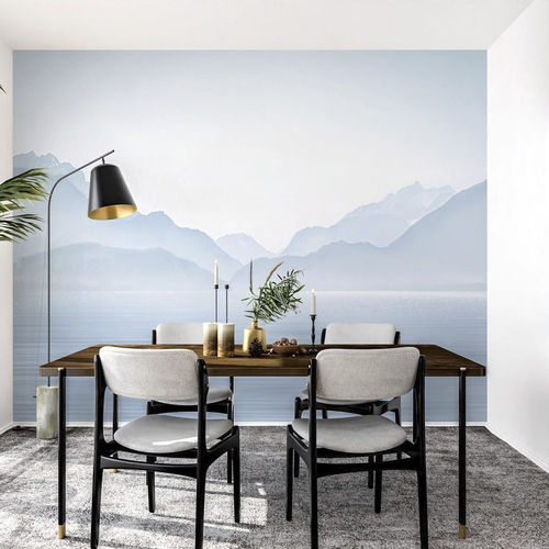 Современный обои - Annecy & son lac paisible - MuralConcept - из нетканых материалов / монохромный / набивной