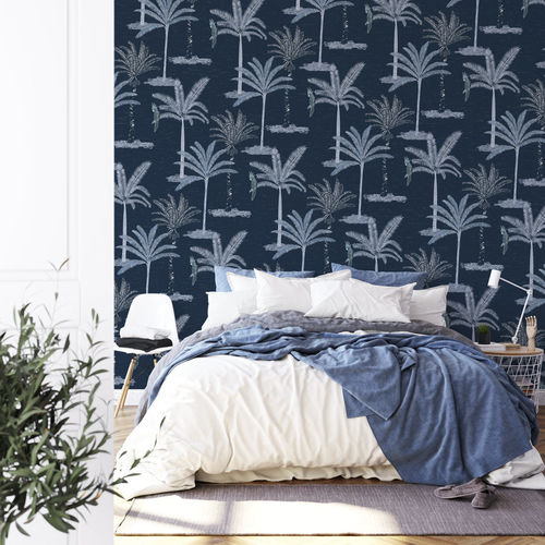 Современный обои - palmier jungle - MuralConcept - из нетканых материалов / природный мотив / серый