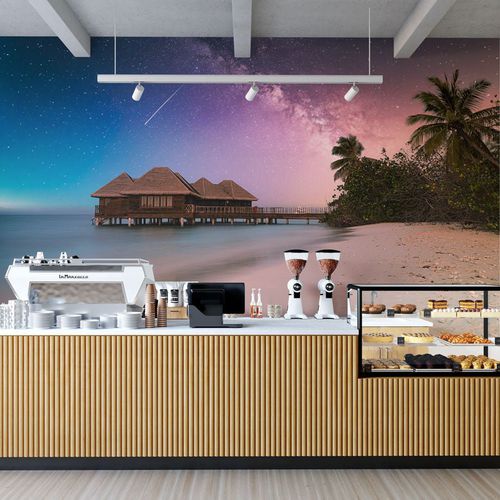 Современный обои - plage paradisiaque féérique - MuralConcept - из нетканых материалов / панорамный / многоцветный