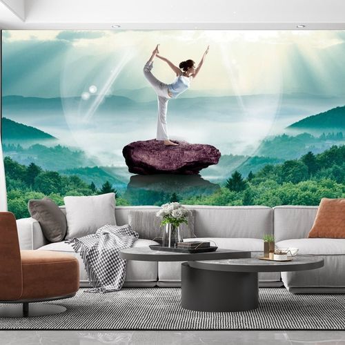 Современный обои - salle de sport Yoga Gym - MuralConcept - из нетканых материалов / природный мотив / панорамный
