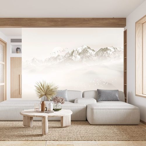 Современный обои - matin brumeux Mont Blanc - MuralConcept - из нетканых материалов / панорамный / набивной