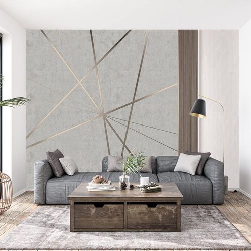 Современный обои - design & graphique - MuralConcept - из нетканых материалов / панорамный / c геометрическим рисунком