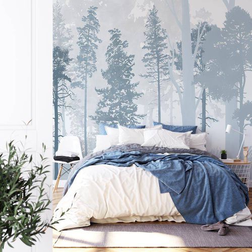 Обои скандинавский стиль - forêt  - MuralConcept - из нетканых материалов / природный мотив / панорамный