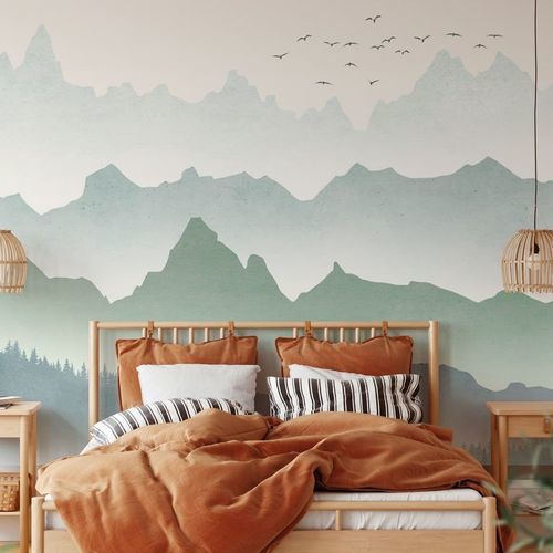 Современный обои - brume matinale forêt - MuralConcept - из нетканых материалов / природный мотив / панорамный