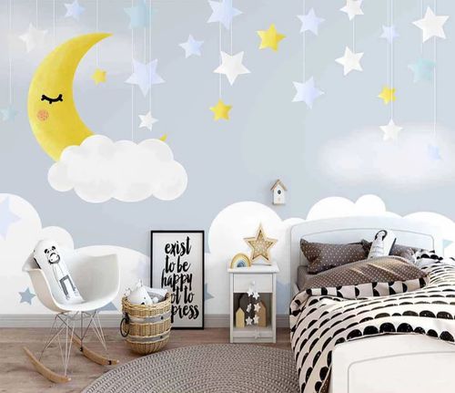 Современный обои - nuit étoilée - MuralConcept - из нетканых материалов / панорамный / с детскими рисунками