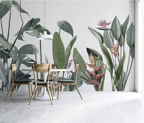 Современный обои - Végétal tropical - MuralConcept - из нетканых материалов / природный мотив / панорамный