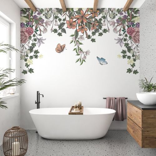 Современный обои - Spring - MuralConcept - из нетканых материалов / в цветочек / панорамный