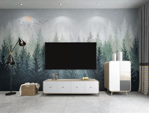 Современный обои - forêt canadienne - MuralConcept - из нетканых материалов / природный мотив / панорамный